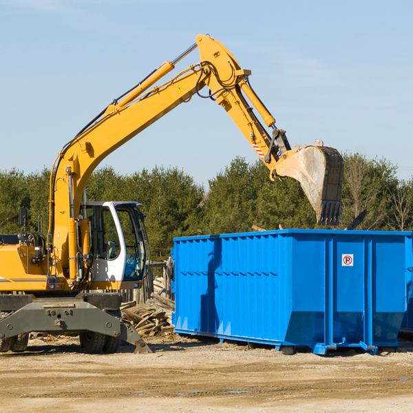 are there any restrictions on where a residential dumpster can be placed in Pike County